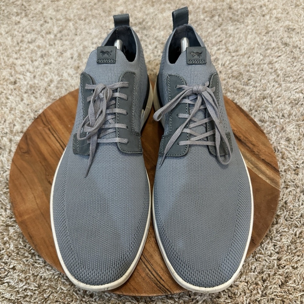 Wolf & Shepherd Mens Size 11 Gray SwiftKnit Derby Knit Sneakers Casual Shoes - Picture 4 of 9